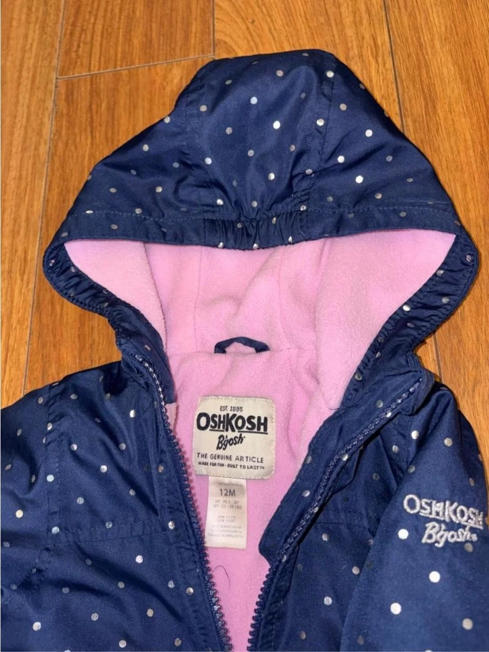 OshKosh Bgosh navy hooded